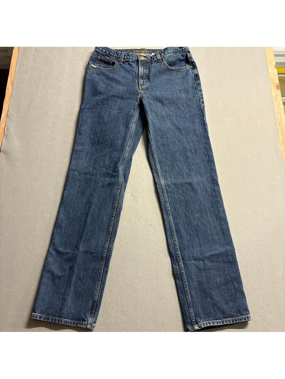 Cruel Girl Slim Jeans Womens 15 X-Long Blue Denim High Rise Straight Leg Western